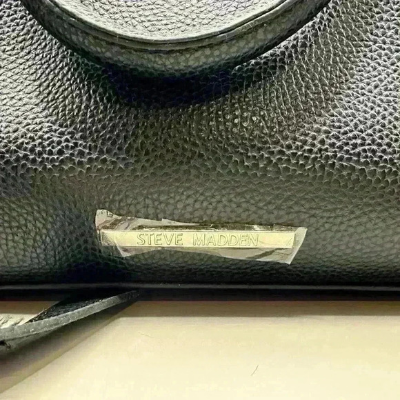 NWT Steve Madden BMarlow Satchel Smoke Black - Picture 5 of 13